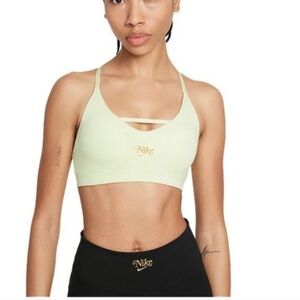 Nike Women's Dri Fit Indy Light Support Padded Strappy  Bra DC5545 010 Size S
